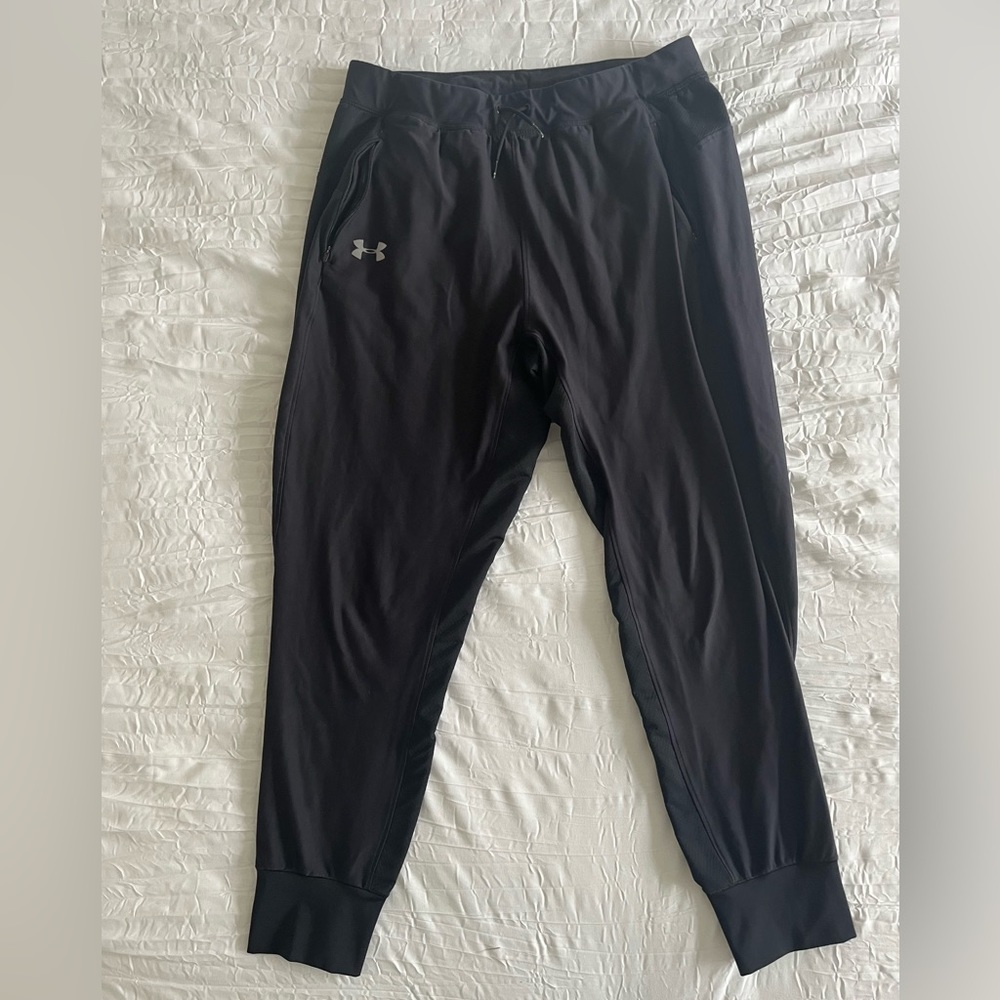 Black Under Armour Cold Gear Joggers Size S